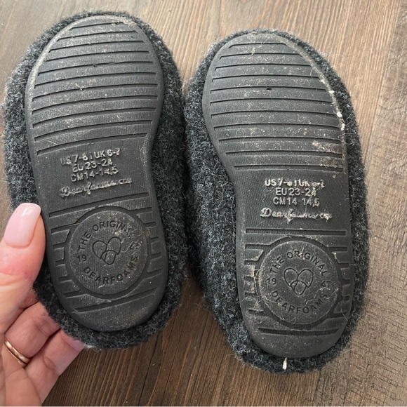 Kids Hunter Plaid Faux Shearling Slippers - Picture 3 of 4